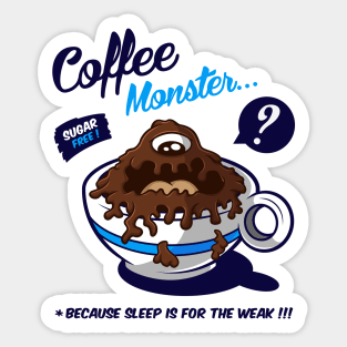 Coffee Monster Sticker